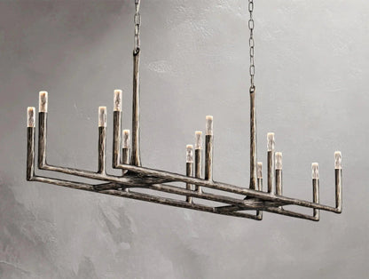 Thadria Linear Chandelier - Zelno Lighting