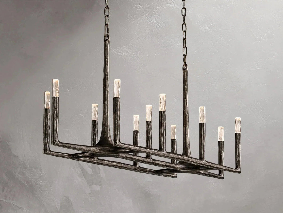Thadria Linear Chandelier - Zelno Lighting
