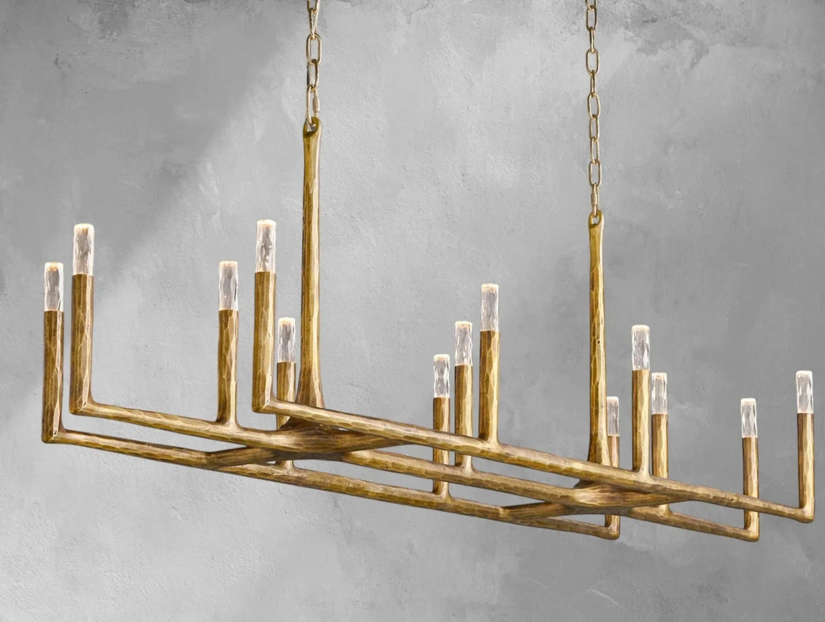 Thadria Linear Chandelier - Zelno Lighting
