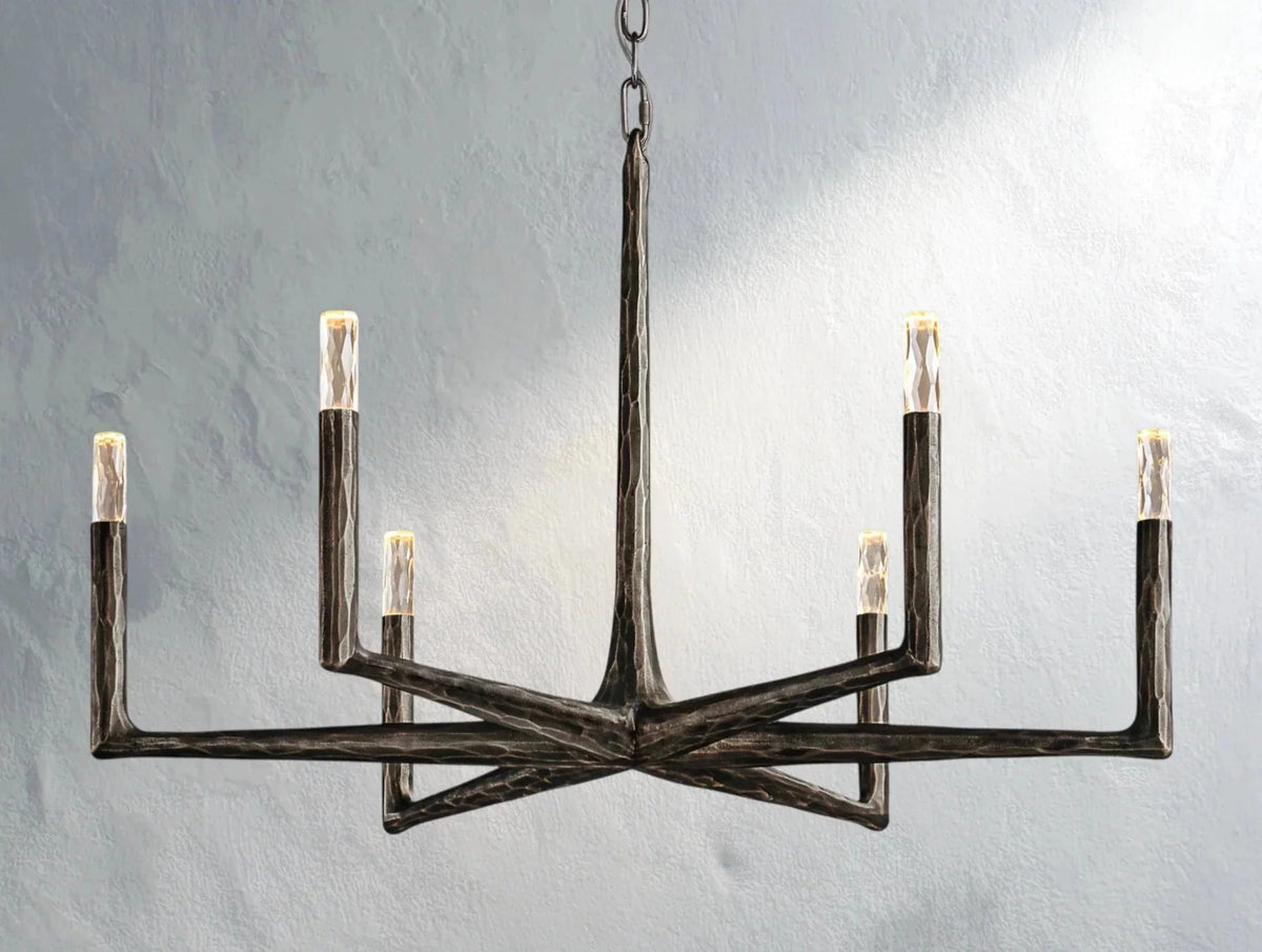 Thadria Round Chandelier - Zelno Lighting