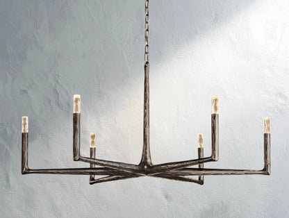 Thadria Round Chandelier - Zelno Lighting