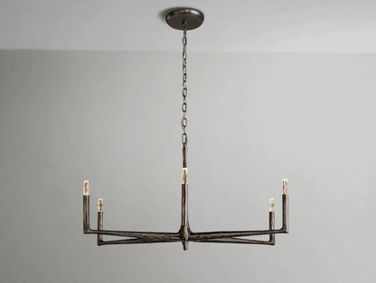 Thadria Round Chandelier - Zelno Lighting