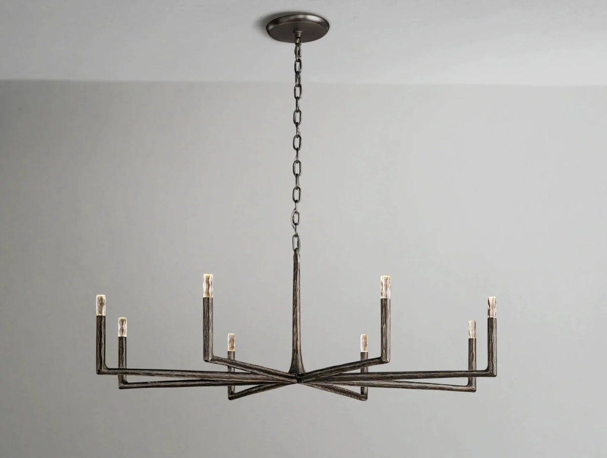 Thadria Round Chandelier - Zelno Lighting