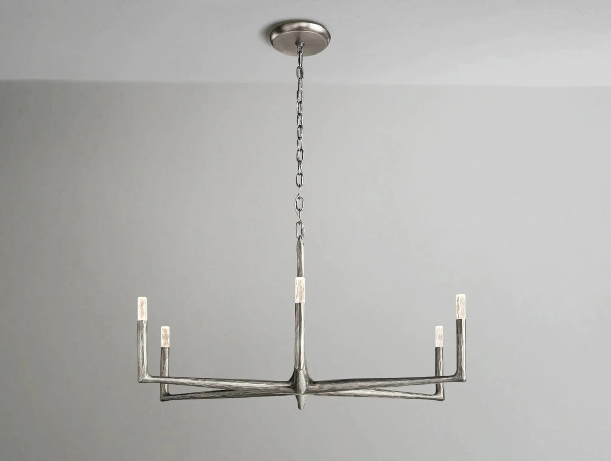 Thadria Round Chandelier - Zelno Lighting