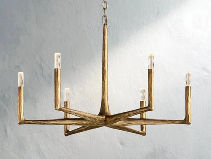 Thadria Round Chandelier - Zelno Lighting