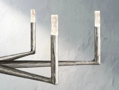 Thadria Round Chandelier - Zelno Lighting