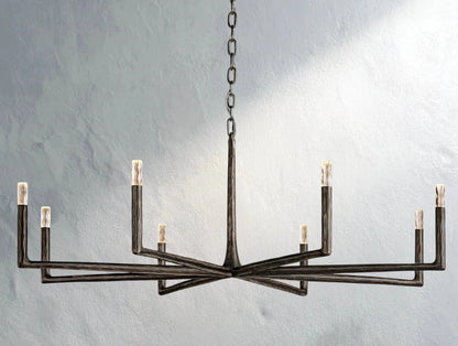Thadria Round Chandelier - Zelno Lighting
