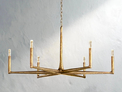 Thadria Round Chandelier - Zelno Lighting