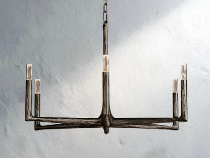 Thadria Round Chandelier - Zelno Lighting