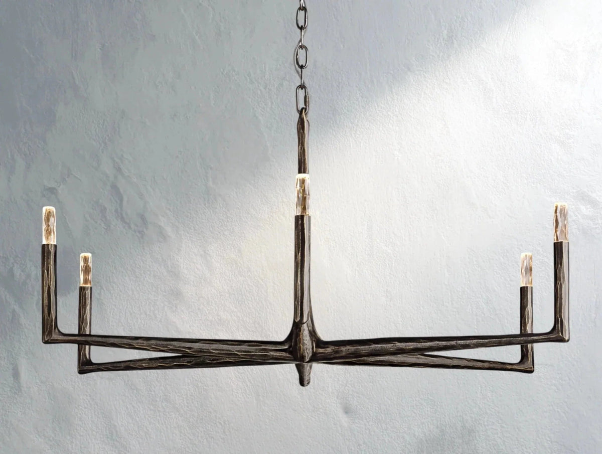 Thadria Round Chandelier - Zelno Lighting