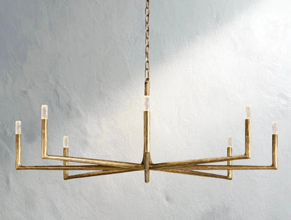 Thadria Round Chandelier - Zelno Lighting