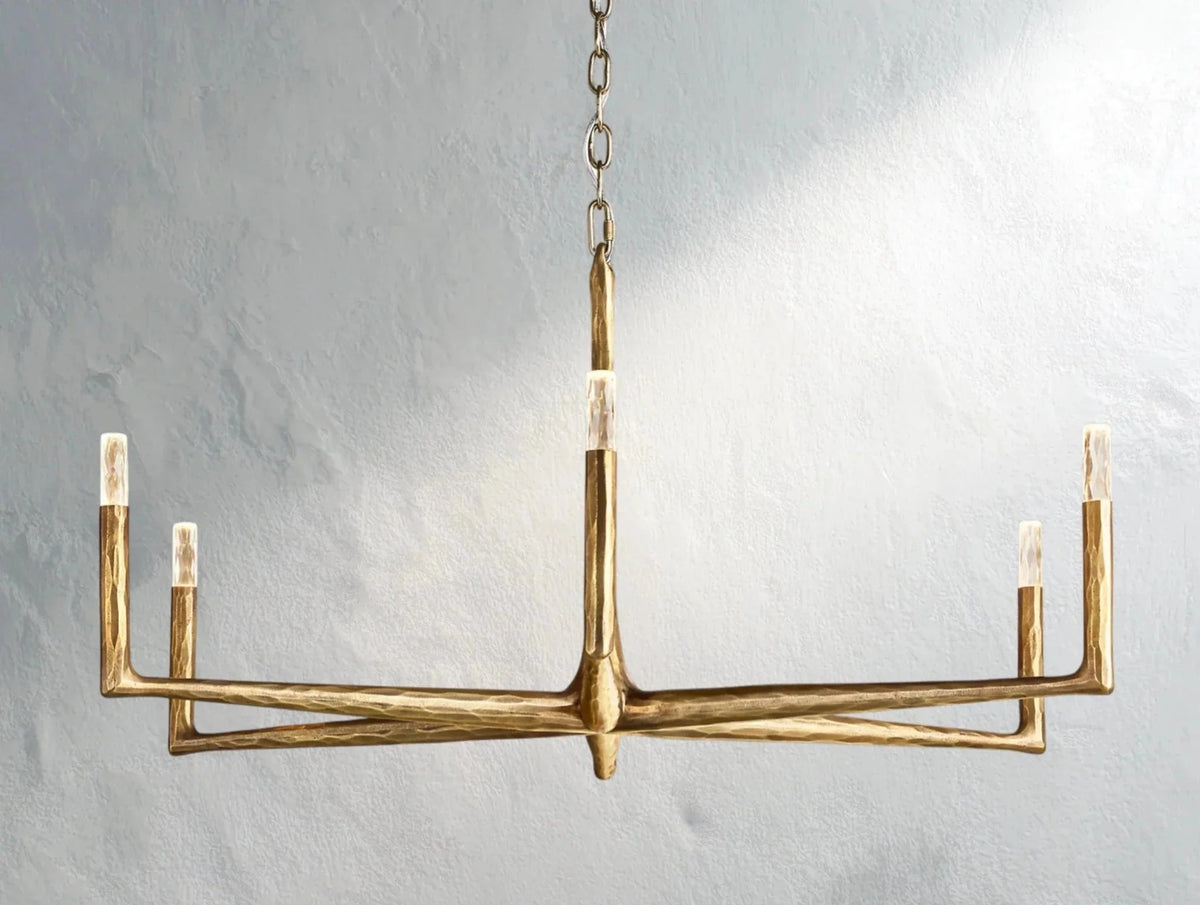 Thadria Round Chandelier - Zelno Lighting