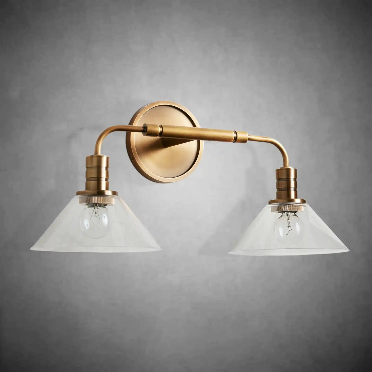 Theron Double Wall Sconce for Bedroom Hallway - Zelno Lighting