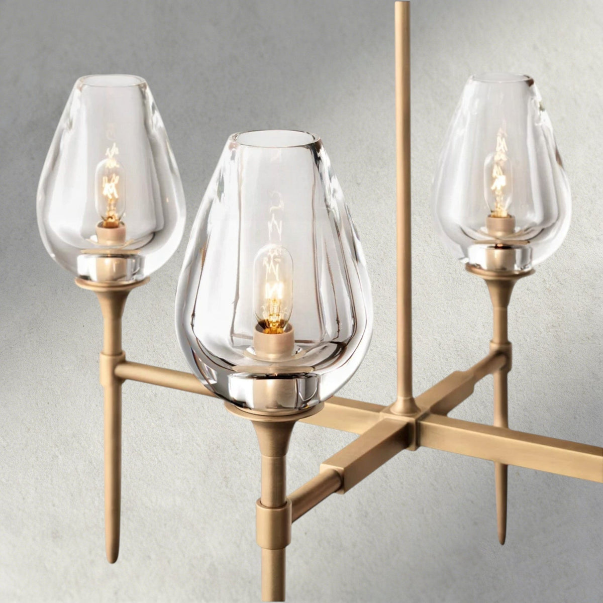 Tuple Linear Chandelier 52", 65" - Zelno Lighting