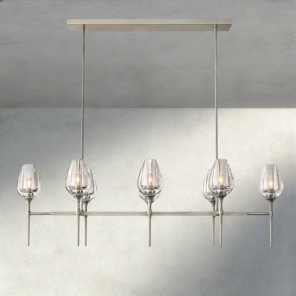 Tuple Linear Chandelier 52", 65" - Zelno Lighting