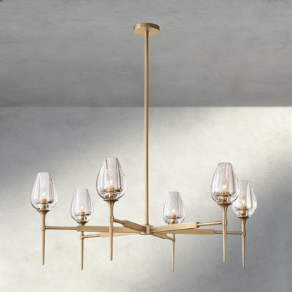 Tuple ROUND CHANDELIER 27", 42", 54" - Zelno Lighting