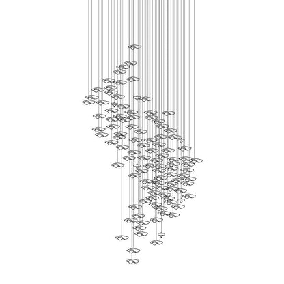 Veloria Fluid Chandelier - Zelno Lighting