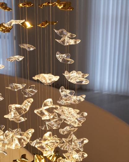 Veloria Fluid Chandelier - Zelno Lighting