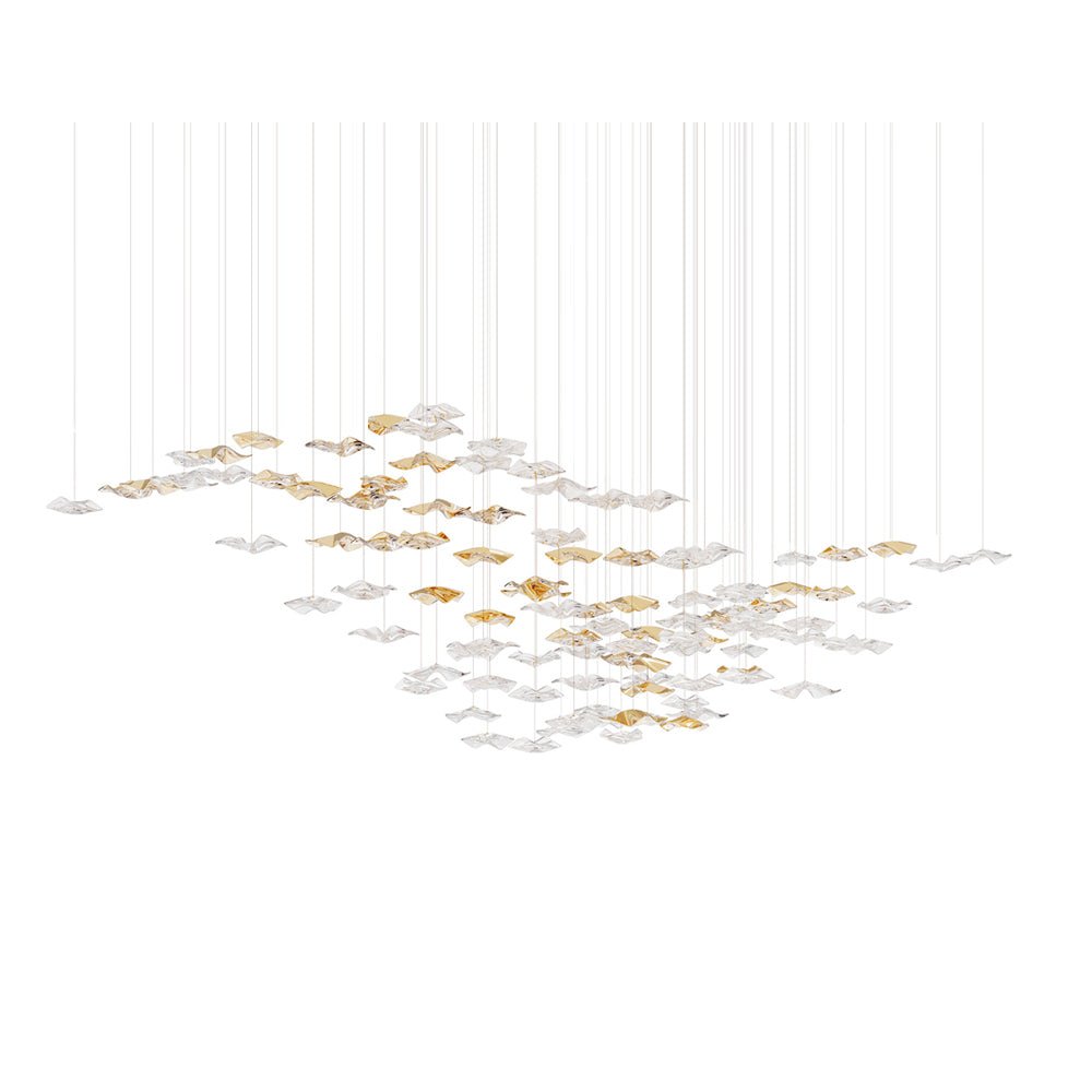Veloria Fluid Chandelier - Zelno Lighting
