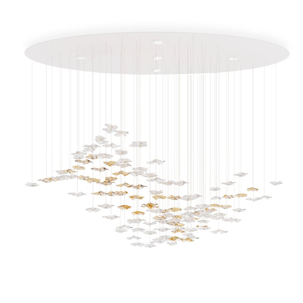 Veloria Fluid Chandelier - Zelno Lighting