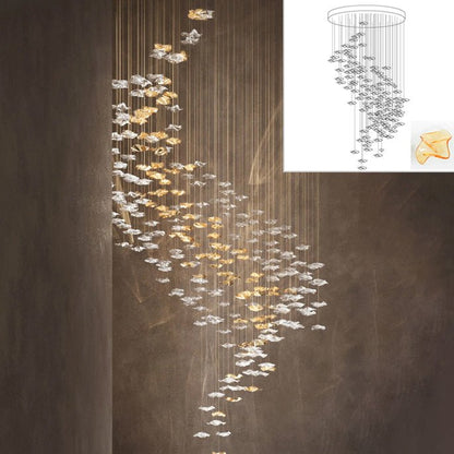 Veloria Fluid Chandelier - Zelno Lighting