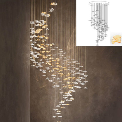 Veloria Fluid Chandelier - Zelno Lighting