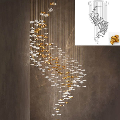 Veloria Fluid Chandelier - Zelno Lighting