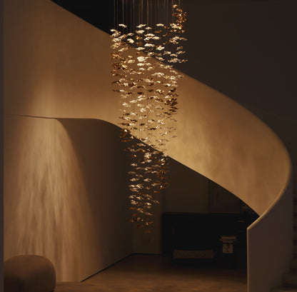 Veloria Fluid Chandelier - Zelno Lighting