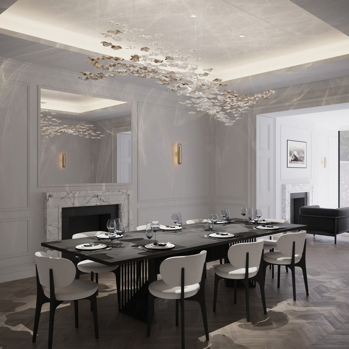 Veloria Fluid Glass Pendant - Zelno Lighting