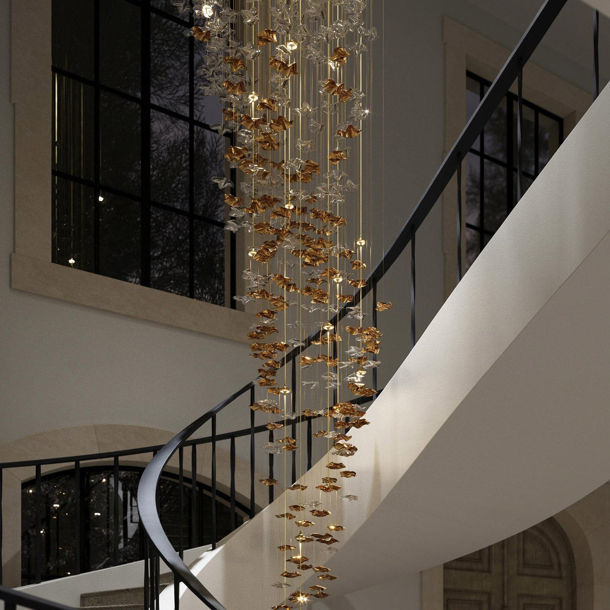 Veloria Fluid Glass Pendant - Zelno Lighting