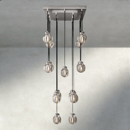 Venetian Pearl Rectangular Chandelier 36", 54", 72" - Zelno Lighting