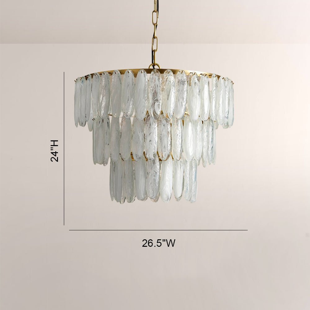 Vera Tiered Chandelier - Zelno Lighting