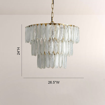 Vera Tiered Chandelier - Zelno Lighting
