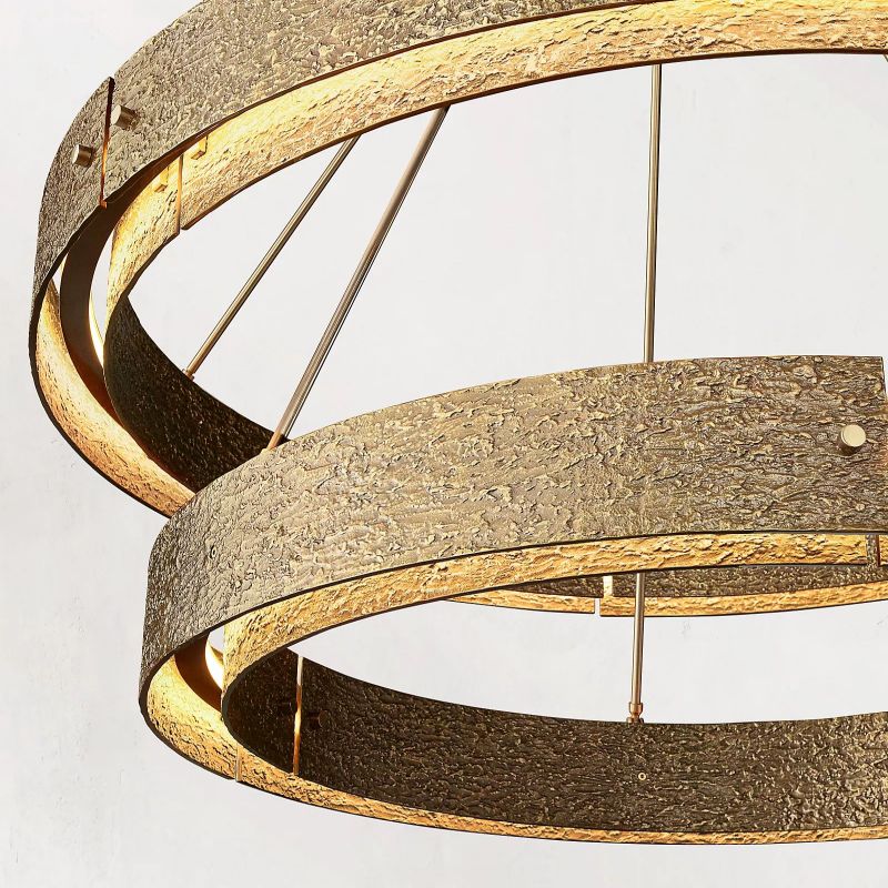 Vilary 2 - tier Round Chandelier 60" - Zelno Lighting