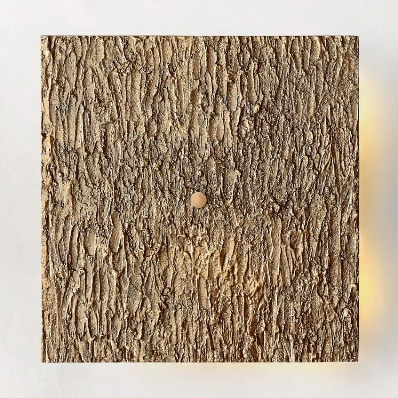 Vilary Square Sconce Solid Brass Wall Light Fixture - Zelno Lighting
