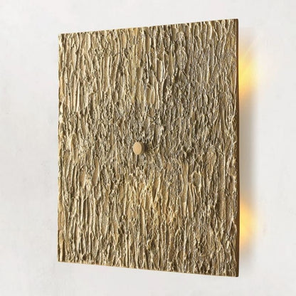 Vilary Square Sconce Solid Brass Wall Light Fixture - Zelno Lighting