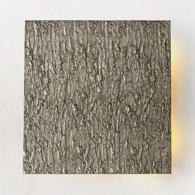 Vilary Square Sconce Solid Brass Wall Light Fixture - Zelno Lighting