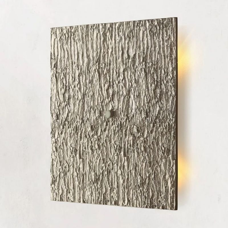 Vilary Square Sconce Solid Brass Wall Light Fixture - Zelno Lighting