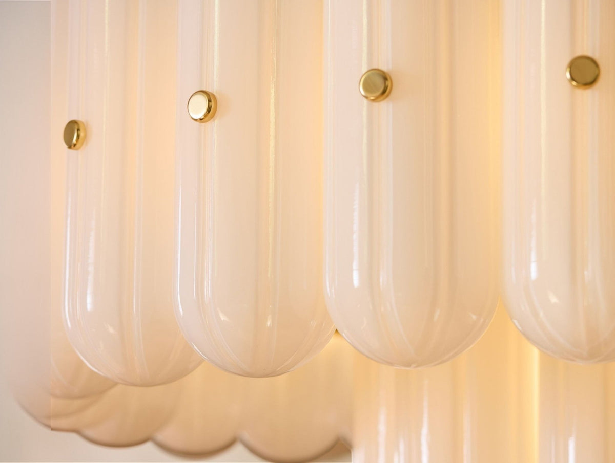 Virello Double Tier Column Chandelier - Zelno Lighting