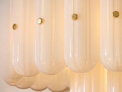 Virello Double Tier Column Chandelier - Zelno Lighting