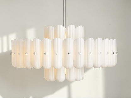 Virello Double Tier Column Chandelier - Zelno Lighting