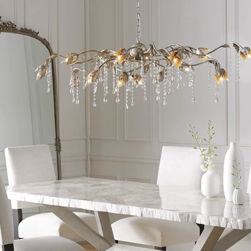 Viticcia Rectangular Chandelier 52" 61" 71" - Zelno Lighting