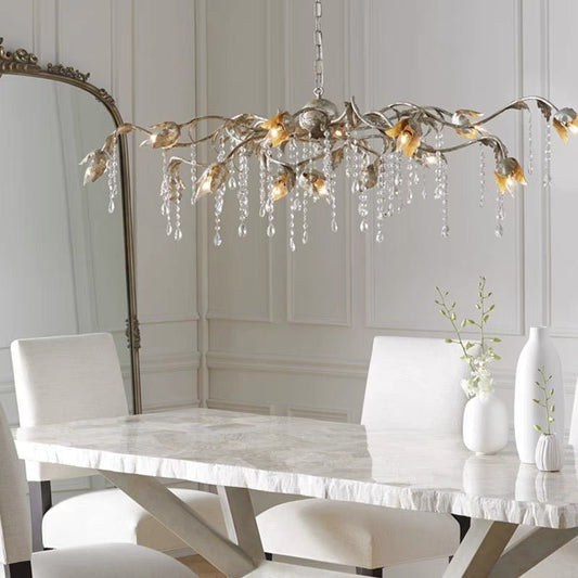 Viticcia Rectangular Chandelier 52" 61" 71" - Zelno Lighting