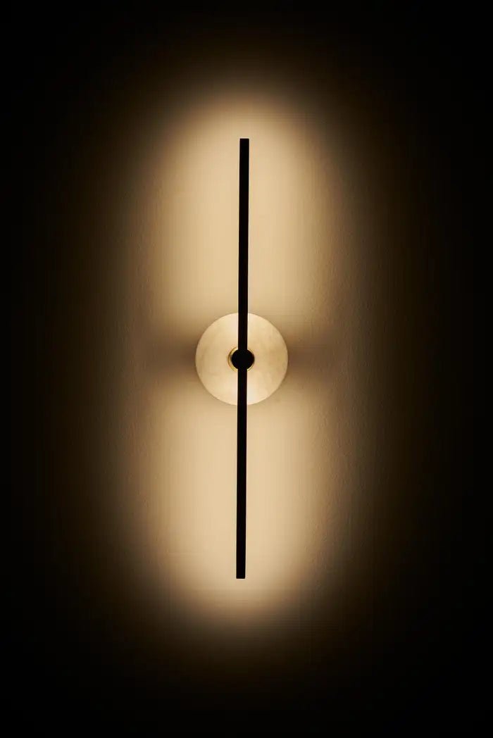 Wall Sconce With Alabaster - Zelno Lighting